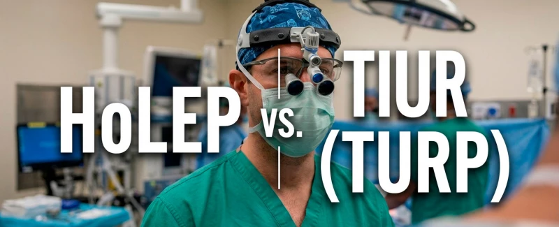 HoLEP vs ТУР (ТУРП): сравнение методов удаления аденомы простаты